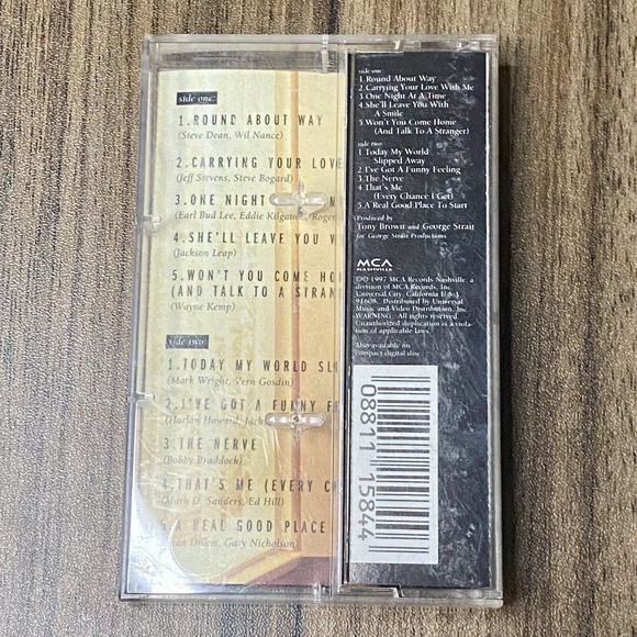 Carrying Your Love with Me by George Strait (Cassette, Apr-1997, MCA) Case Only! - Picture 3 of 4